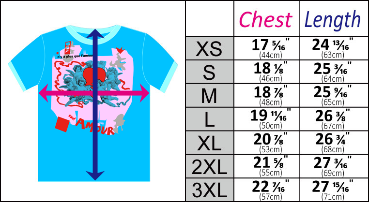 t shirt us size chart