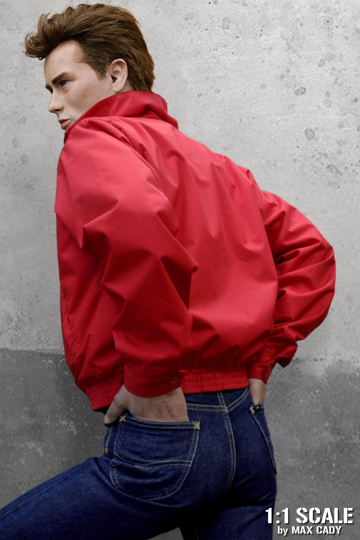 REVEL WITHOUT A CAUSE Red Nylon Jacket