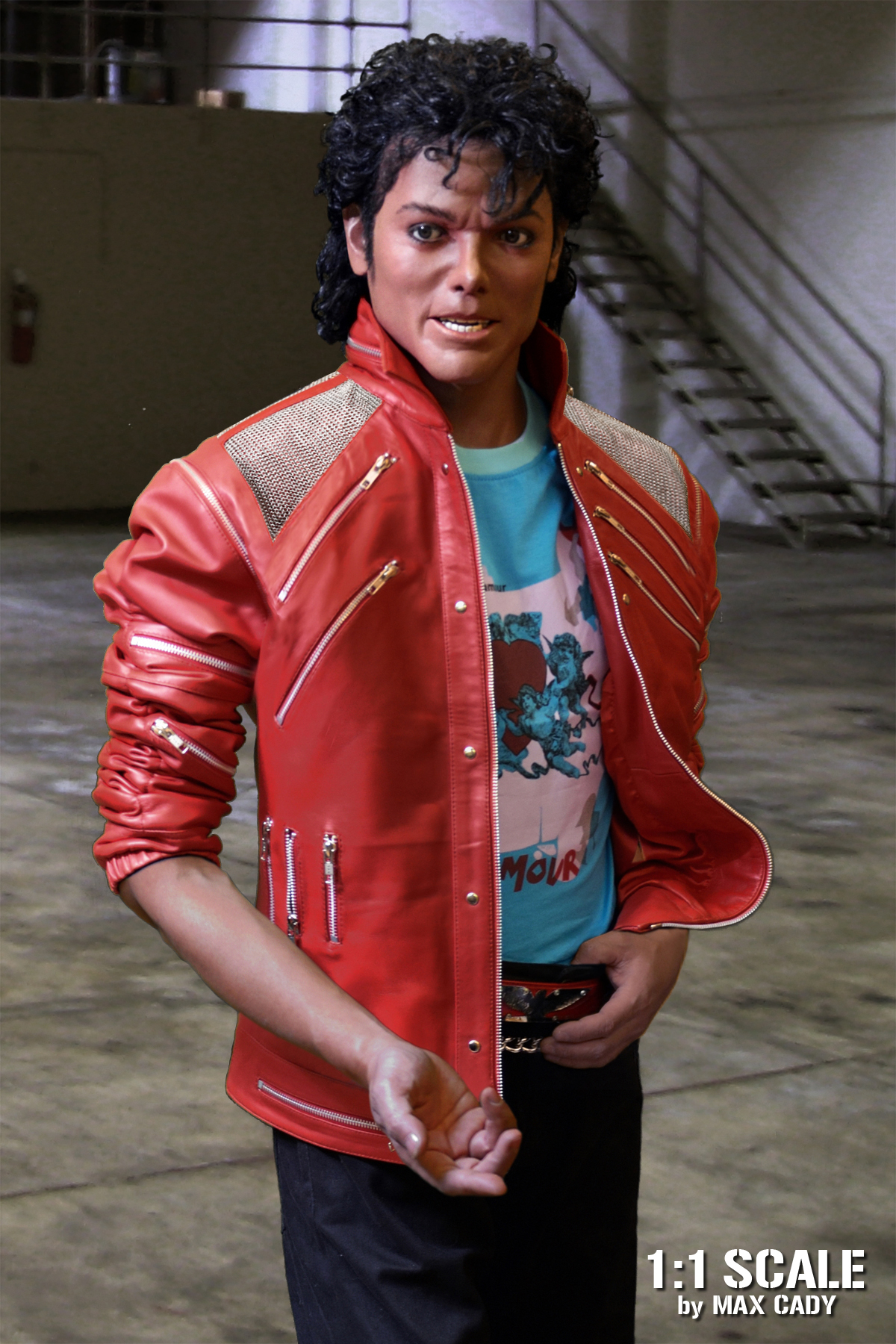 Michael Jackson BEAT IT Leather Jacket - MAX CADY
