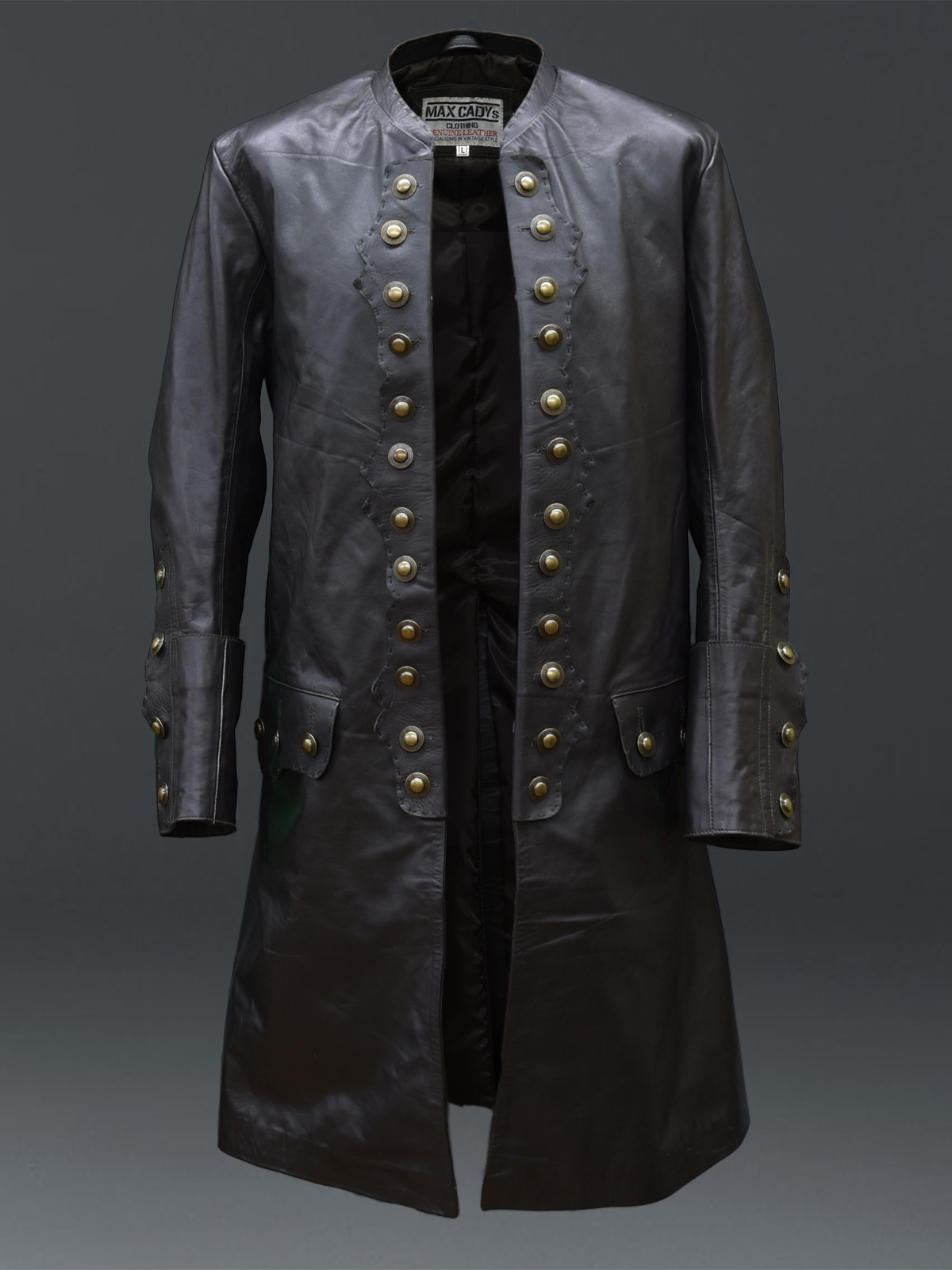 Pirates Leather Coat Jacket - MAX CADY